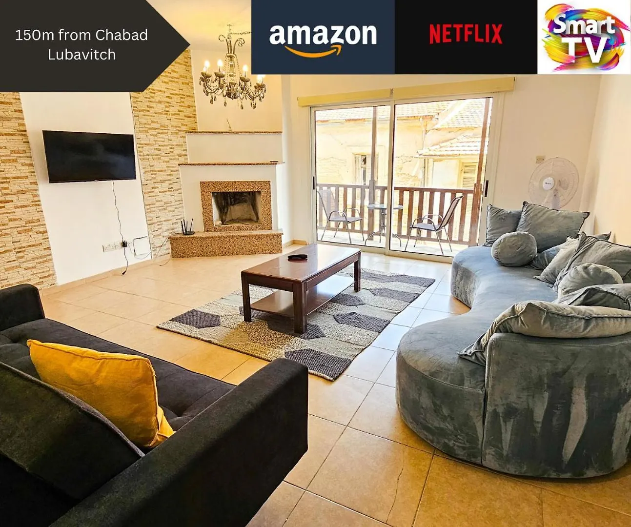 Sky Line City Apartment, 150M From Chabad Lubavitch Larnaca